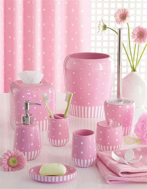 pink toilet accessories|bright pink bathroom accessories.